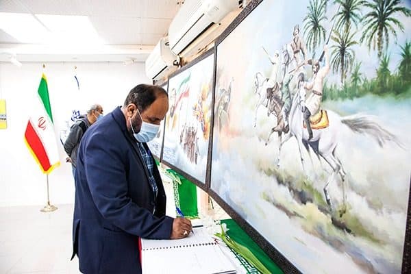 نمایشگاه "برگی از هزاران " در گالری سوره حوزه هنری