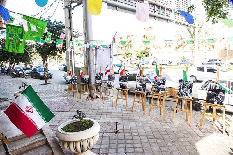 نمایشگاه محیطی عکس « پیروزی انقلاب اسلامی » آثار هنرمند علی اکبر اسکرووالا