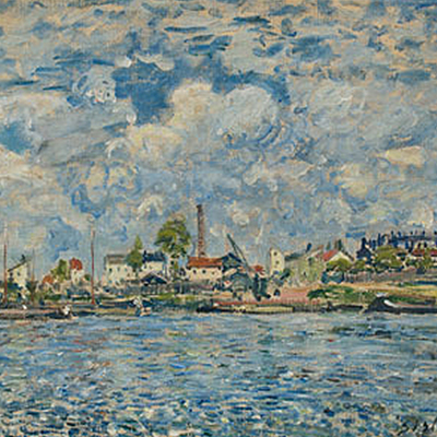 مجموعه ای از تابلوهای نقاشی آلفرد سیسلی (Alfred Sisley)
