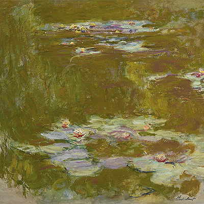 تابلوی نقاشی  آبشار لیلی / Water lily pond