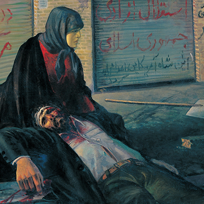 نگاهی بر تابلوی نقاشی (17 شهریور) - کاظم چلیپا