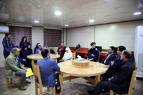 دیدار رئیس حوزه هنری بوشهر با انجمن نابینایان استان