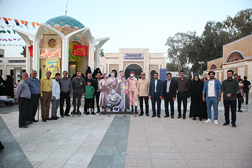 تجدید میثاق هنرمندان با شهدا در بوشهر