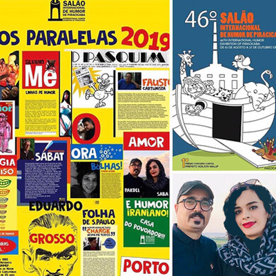 زوج هنرمند ایرانی جشنواره جهانی گرافیک را داوری می‌کنند